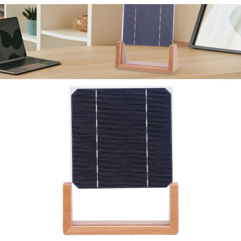 Panneau Solaire Mini Monocristallin 3W 22% Haute Efficacité Conversion Éducatif Démonstration Science Teaching Décor Maison