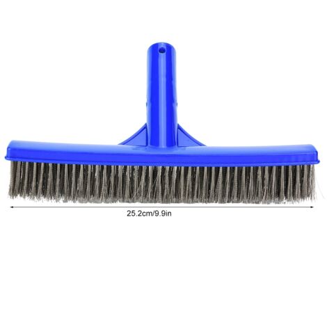 Brosse de nettoyage de mur pour spa avec poils en fil de fer [25.2cm, Noir, 1pc] (1/5)