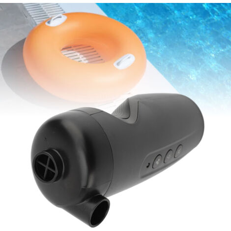 Pompe à Air Électrique Portable [3000mAh Batterie intégrée] [8 Adaptateurs] [Inflation/Déflation rapide] Pompe pour Matelas, Piscines, Sofas et Activités Outdoor (1/5)