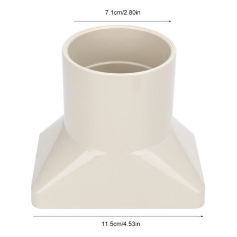 Grille de rechange pour drain principal et déversoir de piscine 2in (ABS, 11.5cm) - Raccord de remplacement (1/5)