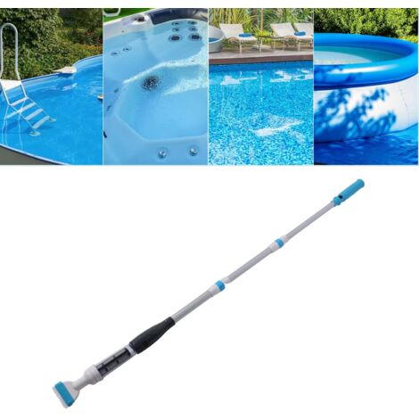 Aspirateur de Piscine Portable avec Tube Aluminium Retractable, Moteur Haute Performance et Design Léger sans Fil pour Spa et Sols (1/5)