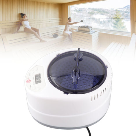 Sauna Steamer Pot Sauna Spa Pot 1000W Portable Steam Generator 2.0L 304 Stainless Steel UK Plug AC 220-240V (1/5)