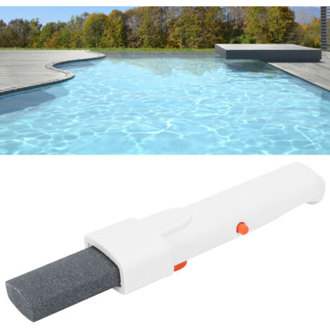 Nettoyeur de Piscine Pierres Ponce avec Manette EZClip pour Spa et Entretien du Bassin - Élimine Rust et Algues - Matériel Plastique + Pierre - Dimensions Approx. 20cm - Article Unique (1/5)