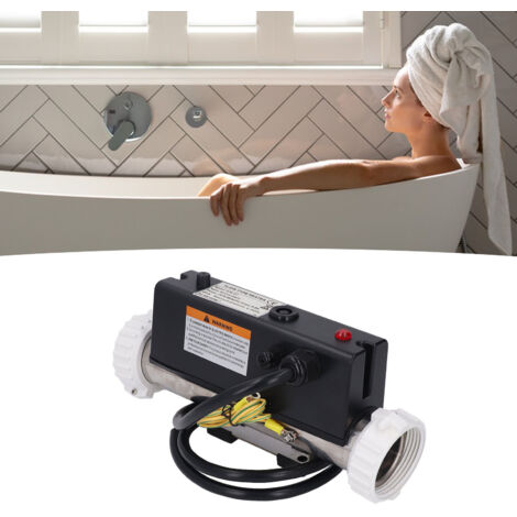 Thermostat Electrique pour Spa et Piscine - Chauffage Auto-regulation 2KW - 1.5 Inch - Stainless Steel & Plastique (1/5)