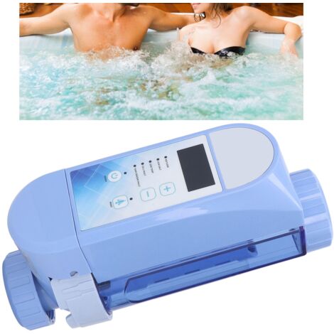 Système de chlorateur de piscine automatique avec cellule électrolytique titanium et contrôle intelligent APP Tuya/Smart Life pour purification de l'eau