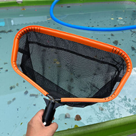 Épuisette de Nettoyage pour Piscine - Cadre Aluminium Léger 39.5x43cm avec Filet Fine Mesh 53x41cm - Accessoire Universel pour Débris et Feuilles (1/5)