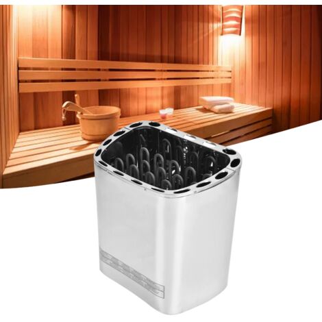 Poêle de Sauna SAC-60 Contrôle Externe - Chauffage Électrique 6kW 380V pour Cabinets de Sauna Moyens/Petits avec Matériau en Acier Inoxydable et Thermostat Indépendant (1/5)