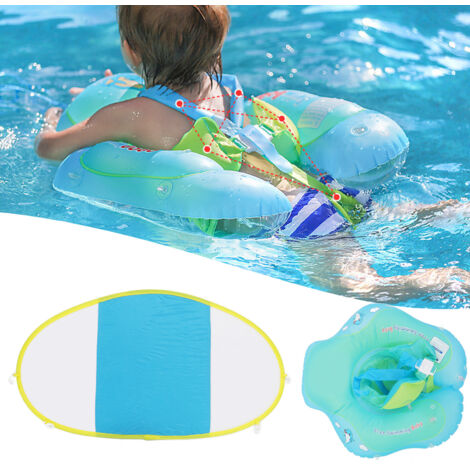 [Cercle de natation pour bébés] [Cercle de natation double protégé anti-renversement] [Matériel PVC] (1/5)