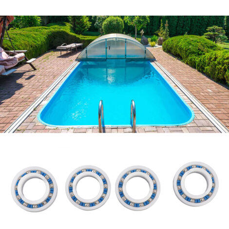Pièces de Roues avec Roulements à Billes pour Nettoyeur de Piscine C60, Compatibles Polaris 180 & 280, 4 Pièces (Plastique, 28x10mm) (1/5)
