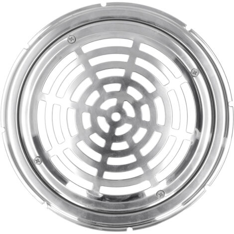 [Évacuation de sol] + Grille de fond rond inoxydable 22cm pour piscine, spécial accessoires drainage système (1/5)