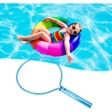 Crochet de Sécurité Aluminium pour Piscine - Modèle Ronde avec Poignée Clip