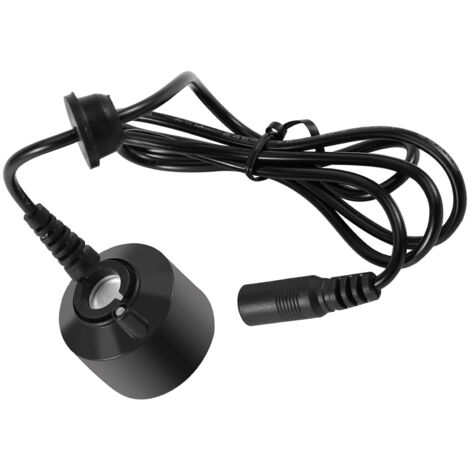 Atomiseur Noir Mini pour Fontaine, Bassin et Aquarium - 24V DC, 300ml/h, Hauteur d'eau Optimale 4-6cm (1/5)