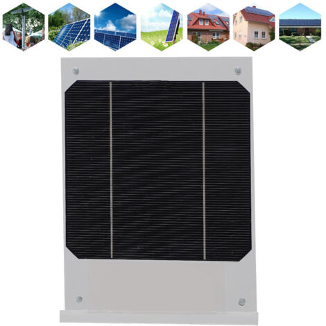 Panneau solaire monocristallin éducatif de 3.15W avec cadre acrylique pour projets scientifiques et laboratoires (1/5)