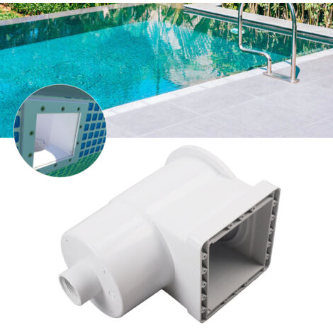 Skimmer de Paroi pour Piscine ABS G1 1/2 Filetage Femelle 6.5L - Écumoire Automatique et Collecteur de Débris pour Nettoyage de Piscine (1/5)