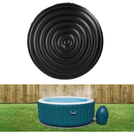 Housse pour Spa Inflatable, Housse de Protection pour Spa Circulaire PVC 4.2FT à 5.9FT Imperméable et Adaptable (1/5)