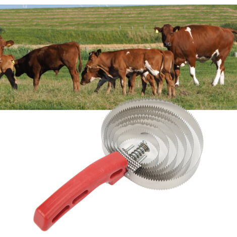 Démêloir Curry 6 Tours Anti-démangeaison pour Animaux (1/5)