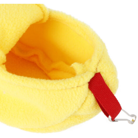 [Pet Hammock Nests] Flannelette Taille 20cm 3 Sets Jaune Hanging House Petit Animaux Cage (1/5)