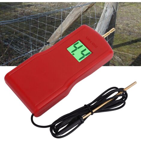 Testeur de Clôture Électrique Professionnel 15KV, Tension 200‑15000V avec Écran LCD LED Backlight, Portable ABS Cuivre pour Ferme Champs Jardins Animaux (1/5)