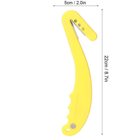 Pince à retirer les étiquettes d'oreille pour animaux - Coupeur professionnel pour bovins, ovins, porcs - Matière plastique et acier carbone 22x5cm (1/5)