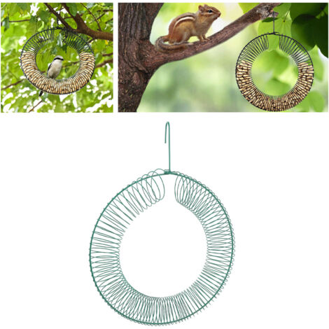 Mangeoire pour Oiseaux en Bouquet de Peanuts Grande Capacité à Suspendre en Acier Carbone Portable pour Jardin (1/5)