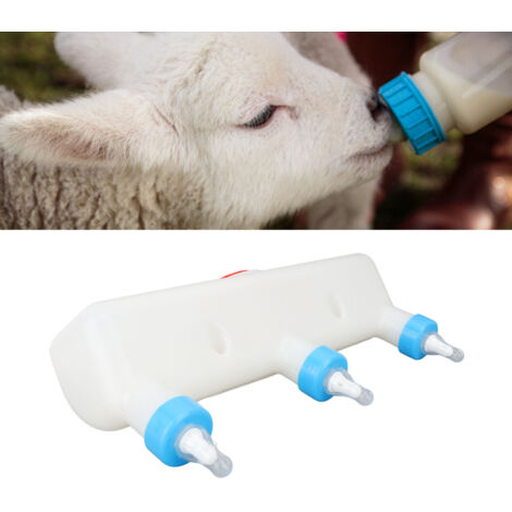 Distributeur de lait avec 3 téteres 3L pour veaux, agneaux et porcelets