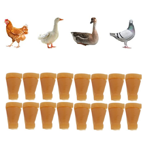 Doigt de plumeuse pour volaille x20 - Accessoires 4cm résistant haute température pour machine à déplumer poulets, canards, oies (1/5)