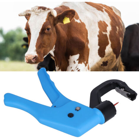 Étiqueteuse Rotative Automatique pour Cochons - Pince à Étiquettes Ergonomique avec Rebond et Rotation pour Livestock (Matériel Alliage 643g, Taille 21.5cm) (1/5)