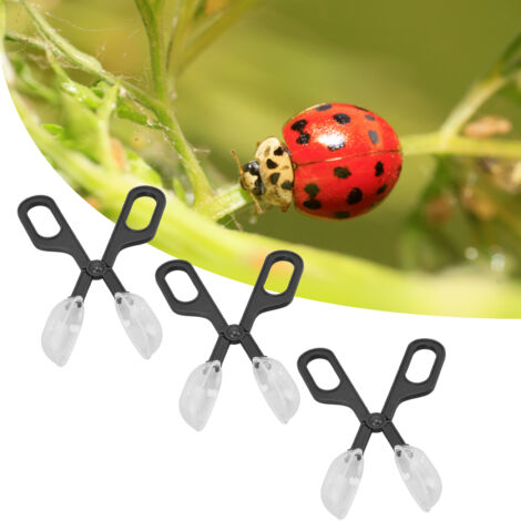 Attrape-Roi 3pcs Multifunction Plastique 18cm Capture Insectes Reptiles Aquarium Nettoyage Alimentation Manipulation Sécurisée Outdoor Beekeeping (1/5)