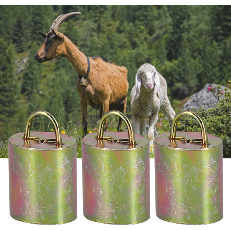[Cloche pour Bétail] Cloche Renforcée Alliage Anti-Perte No. 5 pour Vaches et Moutons - 3 Pièces (1/5)