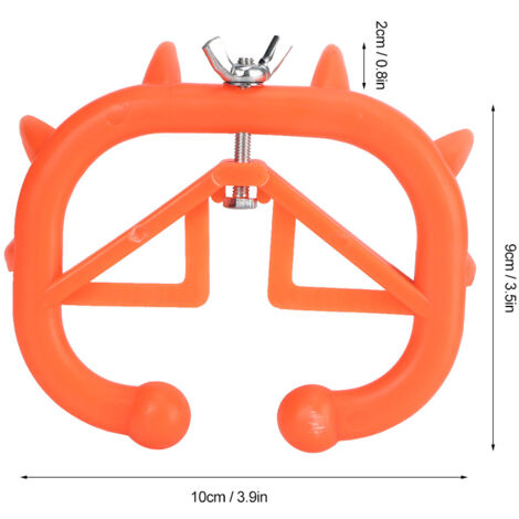 Bague de Sevrage pour Bovins - Anneau Nasal en Plastique pour Veaux - 10 Pièces - Sécurisé et Non-Toxique - Accessoire Pratique pour Ferme (1/5)