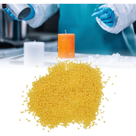 Granules de cire d'abeille 1000g Pures 100% B Grade DIY maison Création cosmétiques décorations artisanales Yellow
