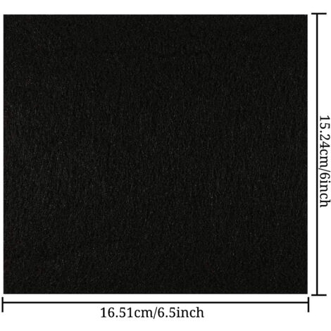 Pack de 4 filtres déodorants pour bac à litière - charbon actif (15.5x16.5cm) (1/5)