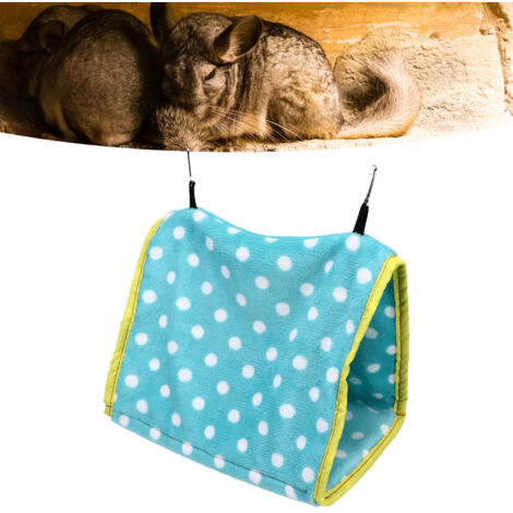[Parrot Hammock] Hamac Triangle Hanging pour Cage Souris Lapin Éco-Friendly Flannel Portatif Reversible (1/5)