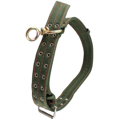 [Collier de bovins] [Cattle Collar] Collier de traction bovins adaptable en toile, taille L 4.7x150.5cm, pour bovins sous 1.3 tonnes