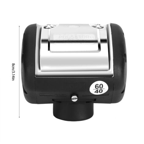 Pulsateur de traite pneumatique L80 4 outlets, matériel traite laitier pour bovins, ovins et caprins, dispositif en acier inoxydable durable, fréquence pulsation ajustable (1/5)