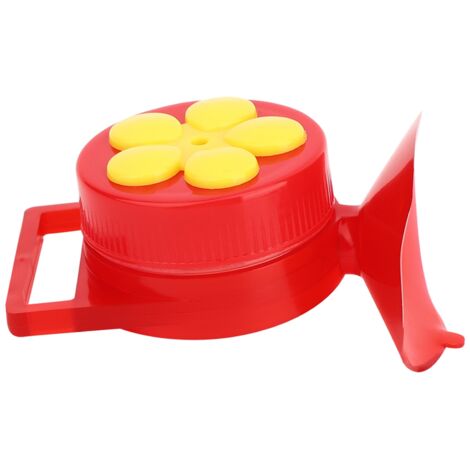 Distributeur de Nectar Portable pour Oiseaux du Jardin avec Base Démontable - 2 Pièces en Plastique Coloré (5.5x4cm) (1/5)