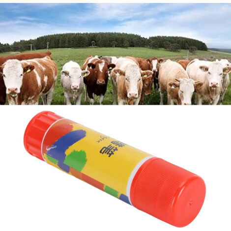 Accessoires de Marquage pour Bétail Crayons Sécurisés Non Toxiques pour Pigs Cochons Vaches Bovins ABS Rouge Kit 24PCS (1/5)