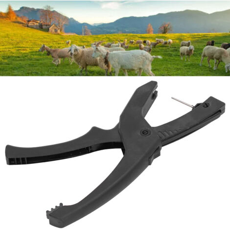 Pince à étiquettes pour animaux TPU antibactérienne automatique avec rebond - 26.5cm pour porcs, moutons, bovins - 2 pièces incluses (1/5)