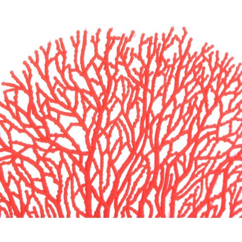 Décoration Aquarium: Ornement de Plante de Corail Artificiel Simulation Miniature en PVC, Rouge, 18x16x5cm, Conçu pour le Paysage de Bac à Poissons