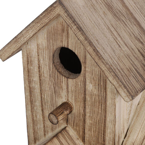Nichole Maison pour Oiseaux Bois Outdoor Garden Petit Modèle (1/5)