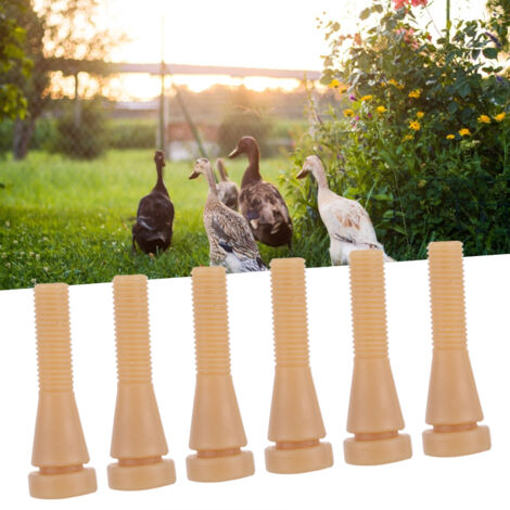 Doigt déplumoir pour poulets, ducks, oies 100 pièces, caoutchouc, 60mm, jaune/rose. (1/5)