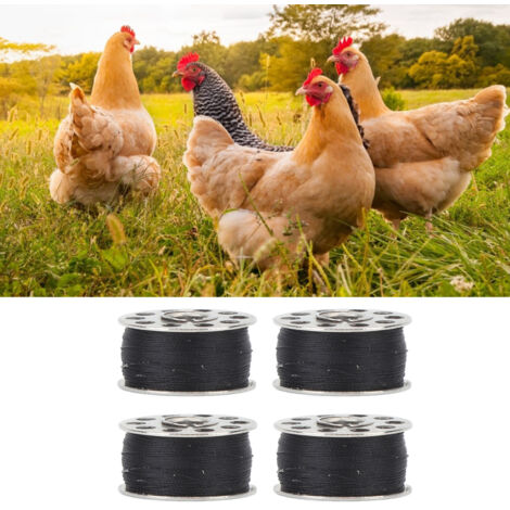 Poultry Farm Accessory Portable 4 Pcs Caponizing Line Artificial Fiber Safe Tool (1/5)