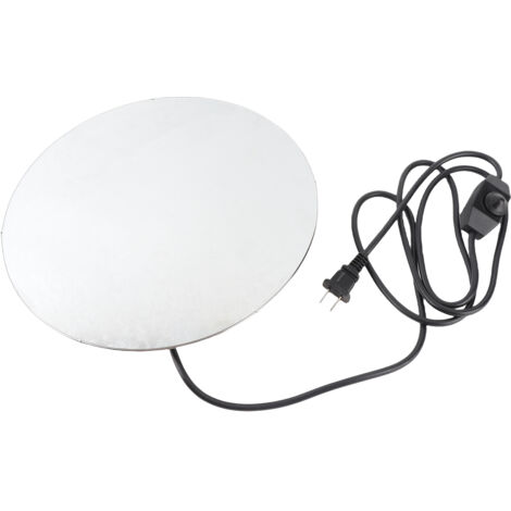 Poultry Fountain Chicken Water Heater 65W Heated Base 12/15in for Metal Plastic Thermostat and 7.3ft Power Cord Heated Poultry Waterer (1/5)