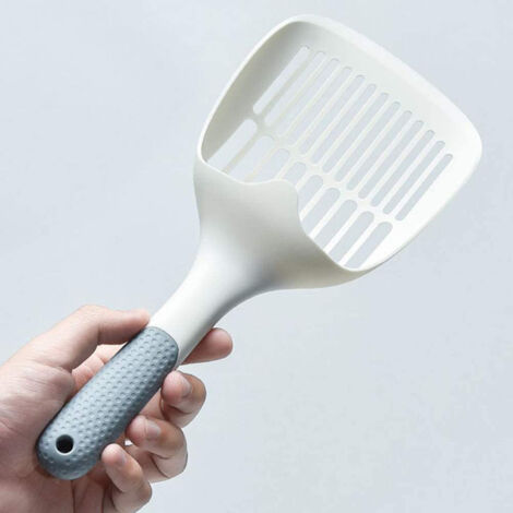 Pelle pour Litière de Chat - Scoop de Toilette pour Chat - Scoop en Plastique PP [29.5x12.8cm, Ergonomique, Manche Long] - Hygiène Maximale (1/5)