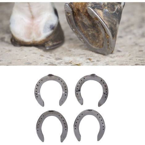 [Kit de fers] + [4 fers en aluminium léger] + [Marque: Fers de Course] + [No. 4] + [Racecourse/Farm] (1/5)