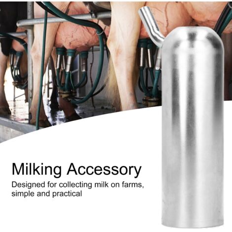 Couple de Trayon Laitier Accessoire Machine à Traire Pièces pour Bovins Stainless Steel 220g 16x7x4.3cm 1 Pièce (1/5)