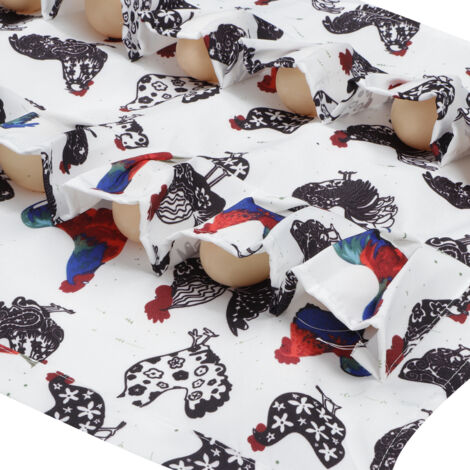 Tablier de collecte d'œufs pour ferme avec poches multiples L 12 poches Polyester taille 52x43cm (1/5)