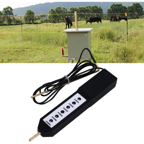 [Testeur de Clôture Électrique] [Multifunction Voltcheck] [Tester 10000V] [Voltmètre Portable Imperméable] (1/5)