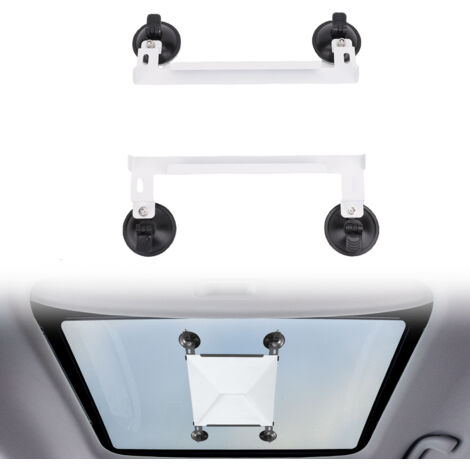 Support Portatile Puissant pour Récepteur Mini Signal avec Ventouse Blanche pour Toit Vitré/Sunroof, Steel/ABS (1/5)
