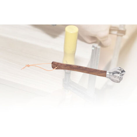 Marteau Manuel Boîtier Bois Tête Acier Inoxydable Multifonction 35x5.5cm Construction Jardinage Domestique Portable (1/5)